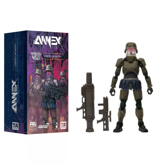 Super7 The Worst^Acid Rain Reaction Figures W1 - Cortex Commander Infantry Marine
