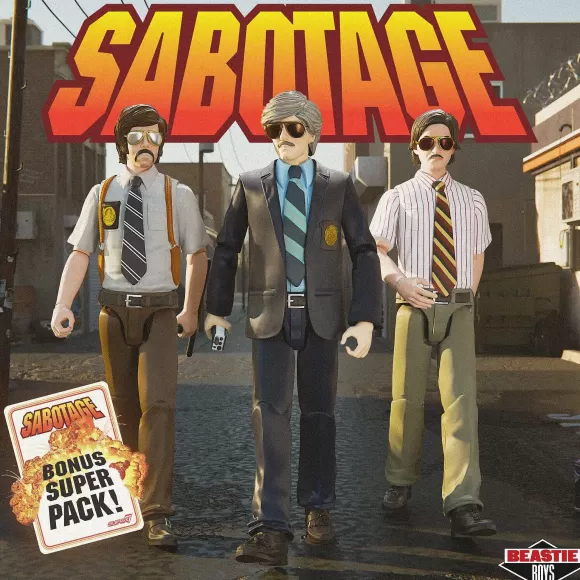 Super7 Beastie Boys^Beastie Boys Ultimates! Wave 01 - Vic Colfari, Alasondro Alegr & Nathan Wind (Sabotage)