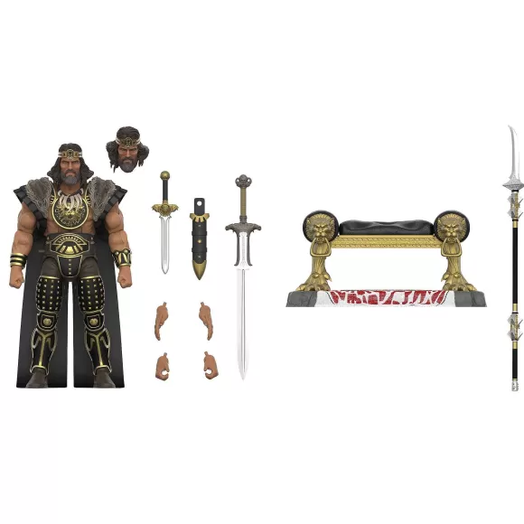 Super7 Conan The Barbarian^Conan The Barbarian Ultimates! Wave 4 - King Conan And Throne