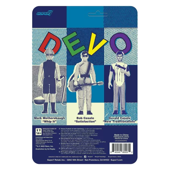 Super7 Devo^Devo Reaction Figures Wave 03 - Gerald Casale (New Traditionalists)