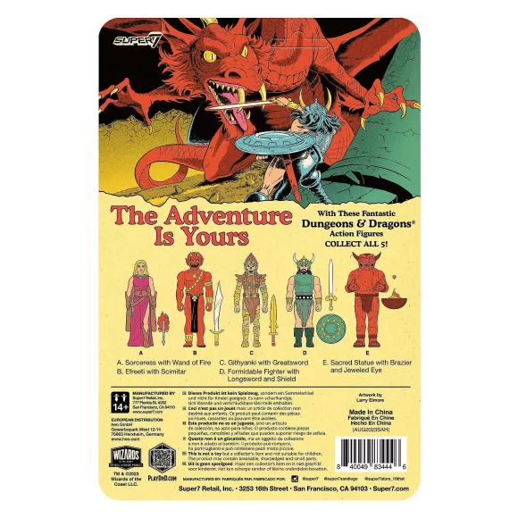 Super7 Dungeons & Dragons^Dungeons And Dragons Reaction Figures Wave 03 - Formidable Fighter