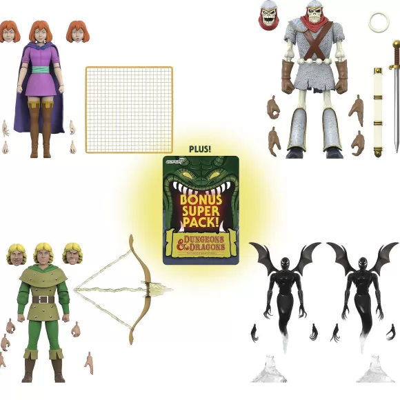 Super7 Dungeons & Dragons^Dungeons And Dragons Ultimates! Wave 01 - Set Of 5 Figures
