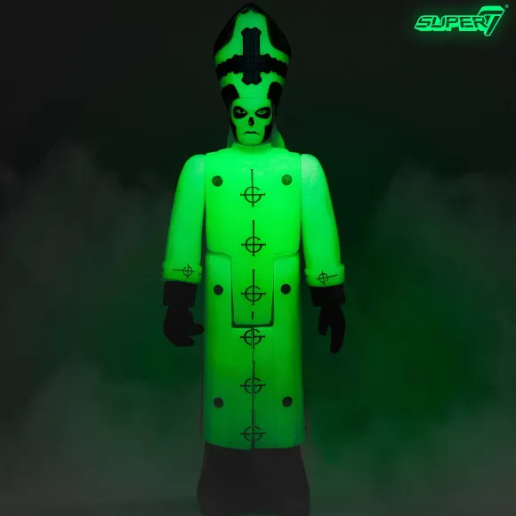Super7 Ghost^Ghost Reaction Figure - Papa Emeritus Iii (Glow In The Dark)