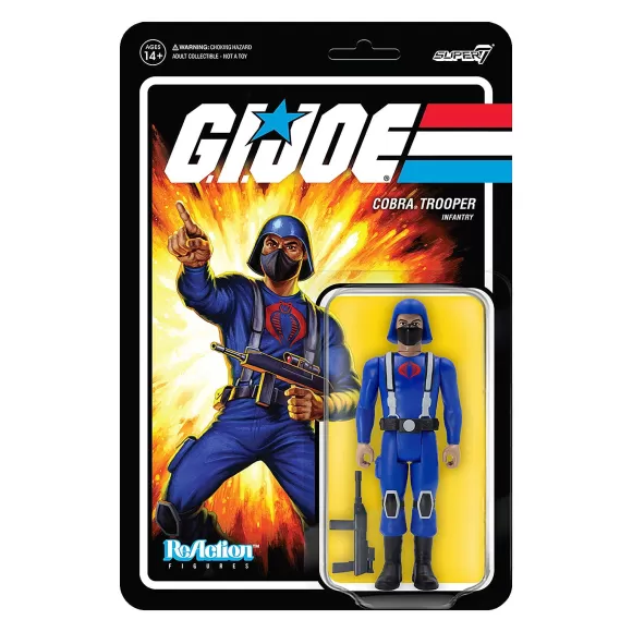 Super7 G.I. Joe^G.I. Joe Reaction Figures Wave 1 - Cobra Trooper H-Back (Tan)