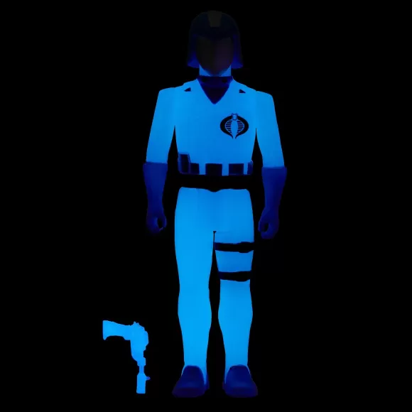 Super7 G.I. Joe^G.I. Joe Reaction Figures Wave 1B - Cobra Commander (Glow Patrol)
