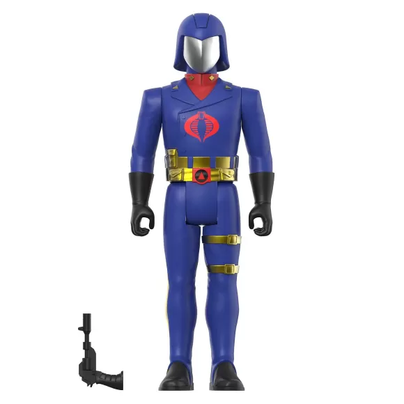 Super7 G.I. Joe^G.I. Joe Reaction Figures Wave 3 - Cobra Commander (Toy Colors)