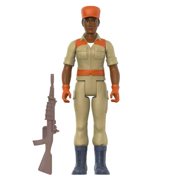 Super7 G.I. Joe^G.I. Joe Reaction Figures Wave 3 - Female Combat Engineer Bun Hair (Brown)