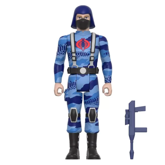 Super7 G.I. Joe^G.I. Joe Reaction Figures Wave 5 - Cobra Camo Soldier Laser Rifle V1 (Pink)