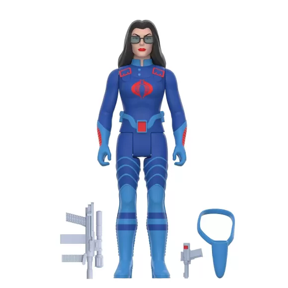Super7 G.I. Joe^G.I. Joe Reaction Figures Wave 7 - Baroness (Cartoon Dark Blue) [Exclusive]