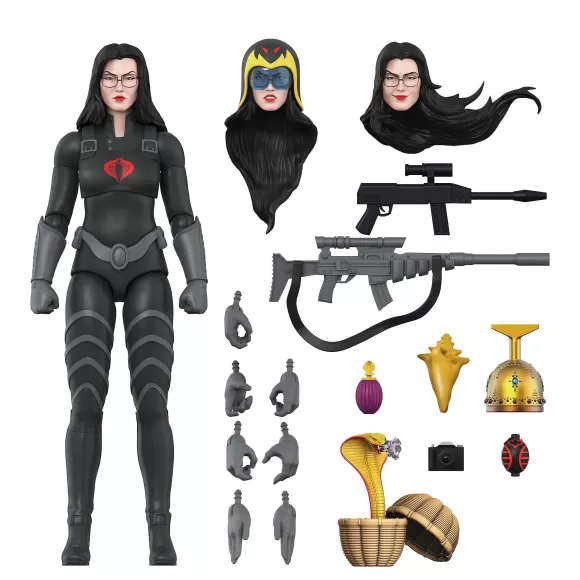 Super7 G.I. Joe^G.I. Joe Ultimates! Wave 4 - Baroness, Gung-Ho, Stalker & Zartan (+ Super Pack)