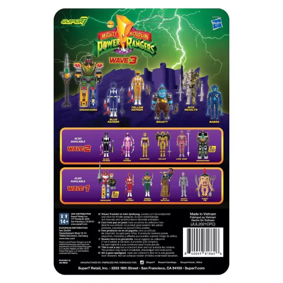 Super7 Mighty Morphin Power Rangers^Mighty Morphin Power Rangers Reaction Figure Wave 3 - Dragonzord (Battle Mode)