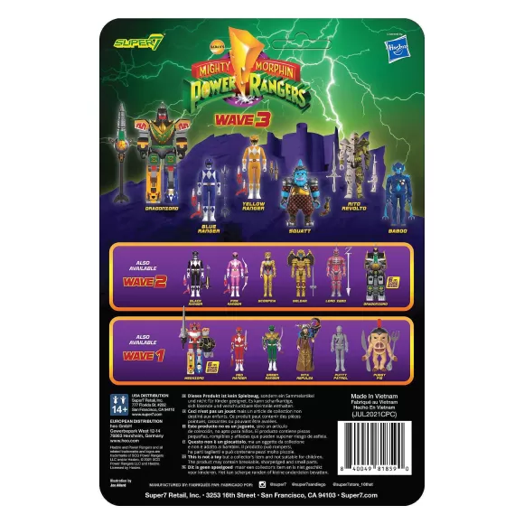 Super7 Mighty Morphin Power Rangers^Mighty Morphin Power Rangers Reaction Figure Wave 3 - Squatt