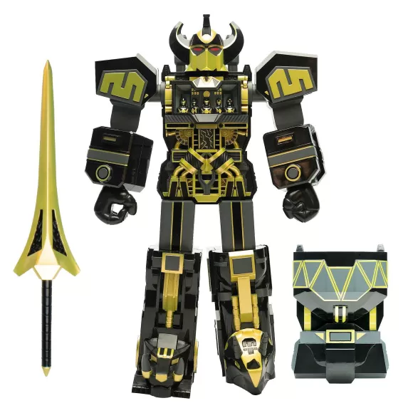 Super7 Mighty Morphin Power Rangers^Mighty Morphin Power Rangers Super Cyborg - Megazord (Black / Gold)