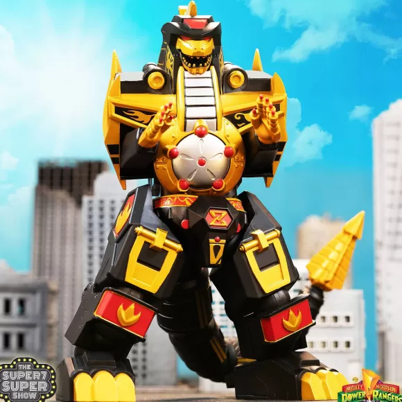 Super7 Mighty Morphin Power Rangers^Mighty Morphin Power Rangers Ultimates! - Dragonzord (Black & Gold)