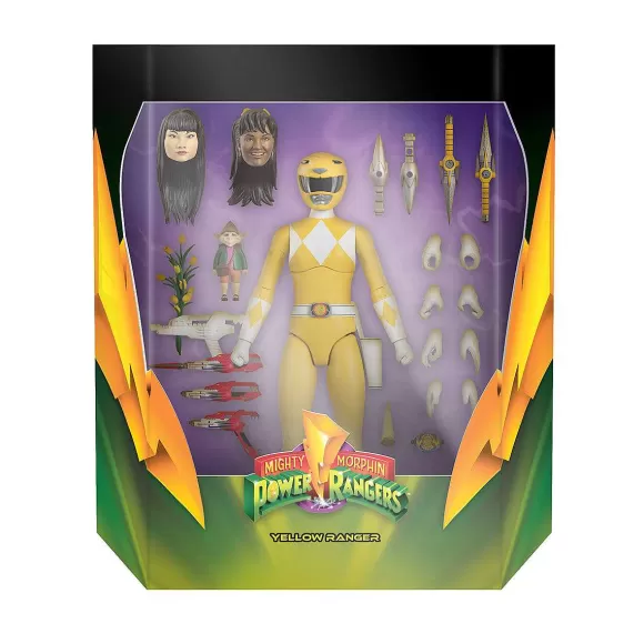 Super7 Mighty Morphin Power Rangers^Mighty Morphin Power Rangers Ultimates! Wave 1 - Yellow Ranger