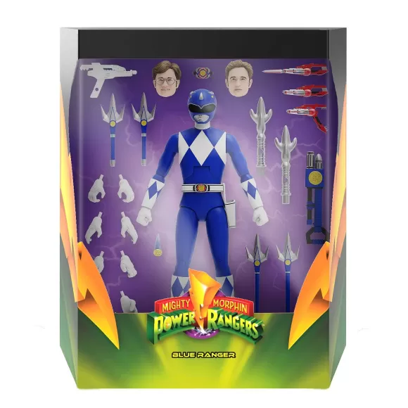 Super7 Mighty Morphin Power Rangers^Mighty Morphin Power Rangers Ultimates! Wave 3 - Blue Ranger