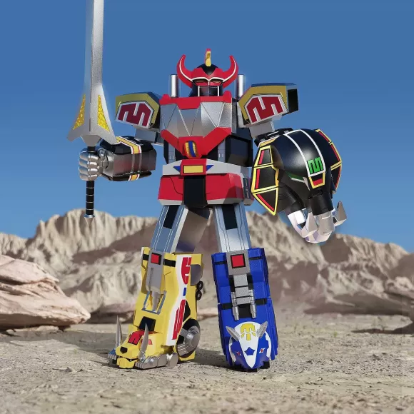 Super7 Mighty Morphin Power Rangers^Mighty Morphin Power Rangers Ultimates! Wave 3 - Dino Megazord