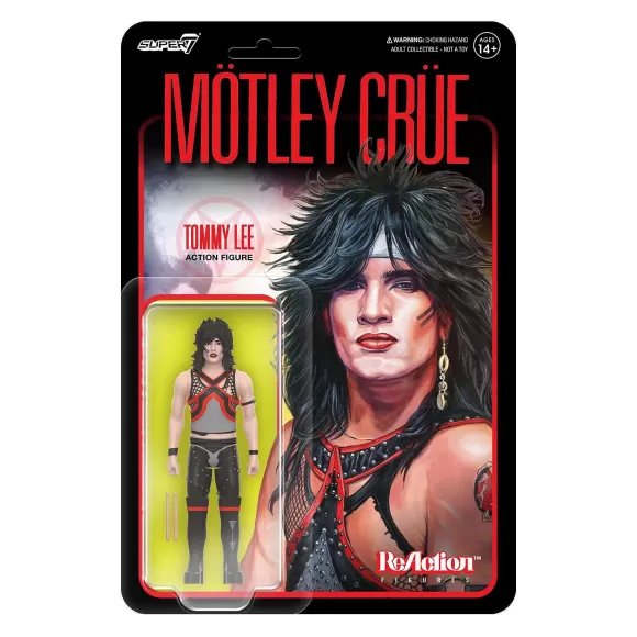Super7 Motley Crue^Motley Crue Reaction Figures Wave 01 - Tommy Lee (Shout At The Devil)