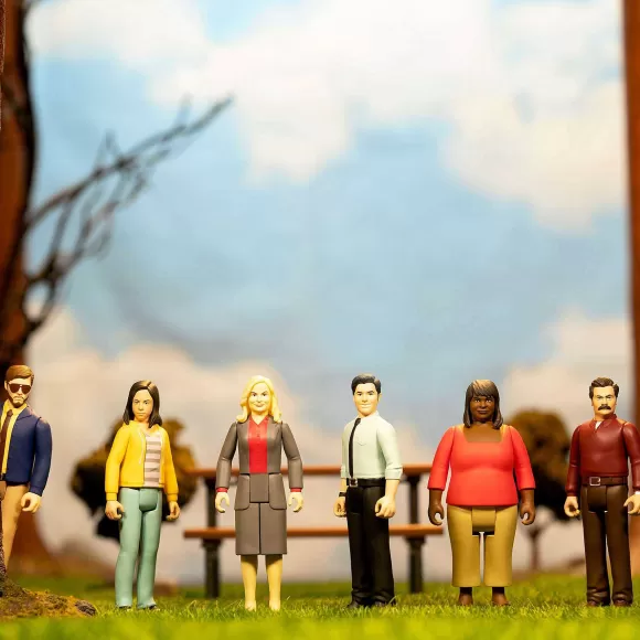 Super7 Parks And Recreation^Parks And Recreation Reaction Figures - Wave 1 Set Of 6