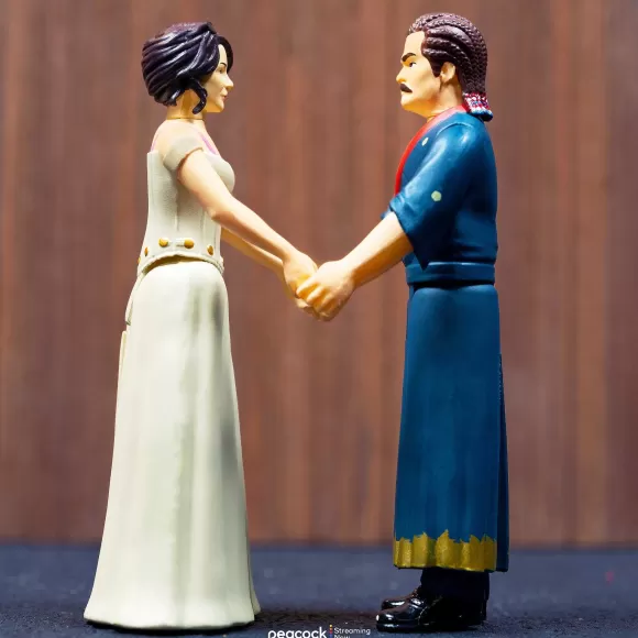 Super7 Parks And Recreation^Parks And Recreation Reaction Figures Wave 2 - Ron And Tammy 2 Wedding Night (2-Pack)