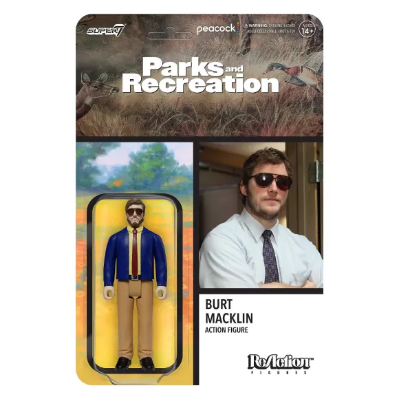 Super7 Parks And Recreation^Parks And Recreation Reaction Wave 1 - Andy Dwyer (Burt Macklin)