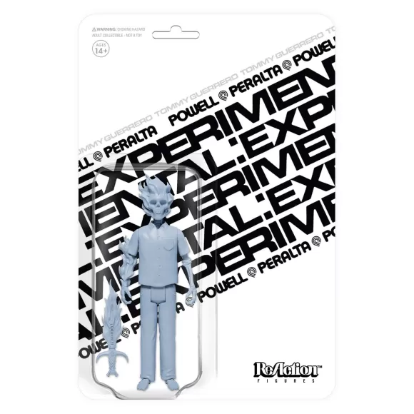 Super7 Powell-Peralta^Powell-Peralta Reaction Figures Wave 1A -Tommy Guerrero V8 Dagger (Unpainted)