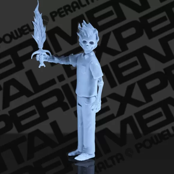 Super7 Powell-Peralta^Powell-Peralta Reaction Figures Wave 1A -Tommy Guerrero V8 Dagger (Unpainted)
