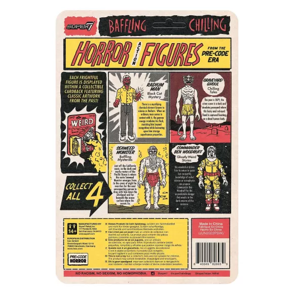 Super7 Pre-Code Horror^Pre-Code Horror Reaction Wave 1 - Baffling Mysteries - Seaweed Monster