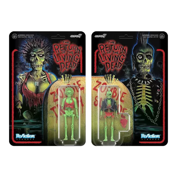 Super7 Return Of The Living Dead^Return Of The Living Dead Reaction Wave 1 - Zombie Trash & Zombie Suicide