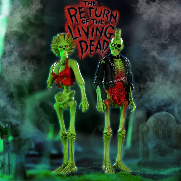 Super7 Return Of The Living Dead^Return Of The Living Dead Reaction Wave 1 - Zombie Trash & Zombie Suicide