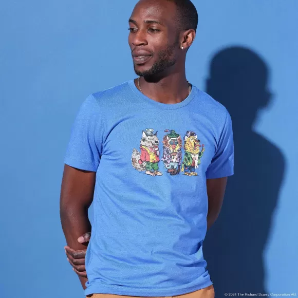 Super7 Richard Scarry^Richard Scarry Wolfgang Wolf, Barry Baboon, And Harry Hyena T-Shirt