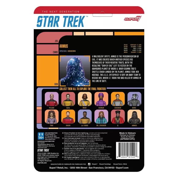 Super7 Star Trek^Star Trek: The Next Generation Reaction Figure Wave 2 - Armus