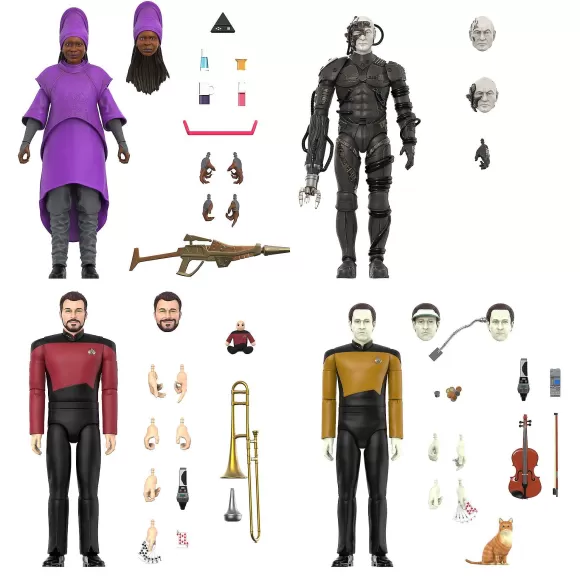 Super7 Star Trek^Star Trek: The Next Generation Ultimates! Wave 1 - Set Of 4