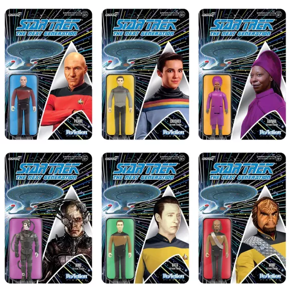 Super7 Star Trek^Star Trek: The Next Generation Wave 1 6 Figure Set