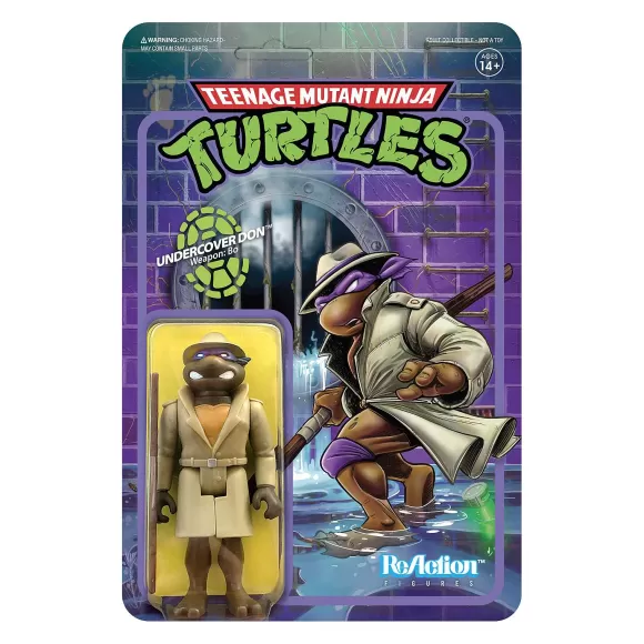 Super7 Teenage Mutant Ninja Turtles^Teenage Mutant Ninja Turtles Reaction Figure Wave 2- Undercover Donatello