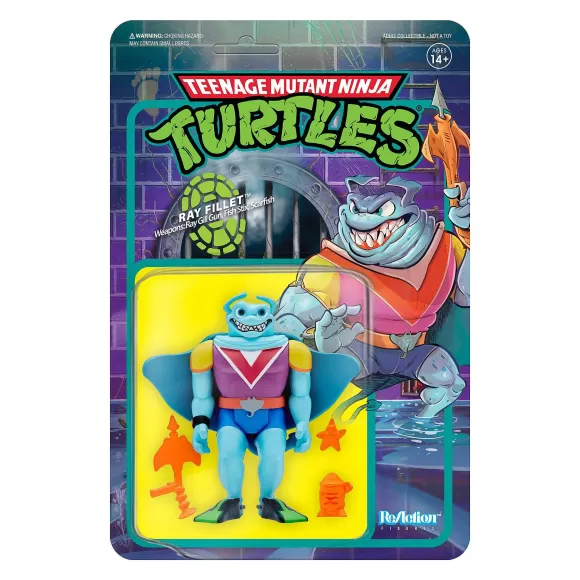 Super7 Teenage Mutant Ninja Turtles^Teenage Mutant Ninja Turtles Reaction Figure Wave 4- Ray Fillet