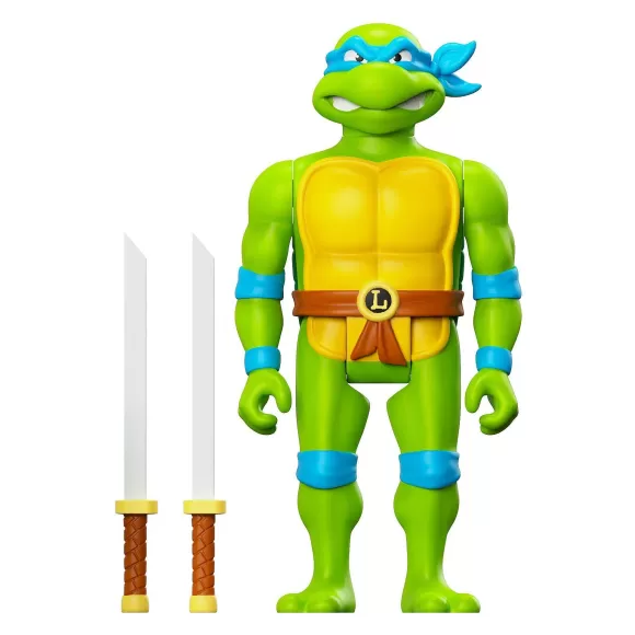 Super7 Teenage Mutant Ninja Turtles^Teenage Mutant Ninja Turtles Reaction Wave 7 - Donatello, Leonardo, Michelangelo & Raphael (Toon)