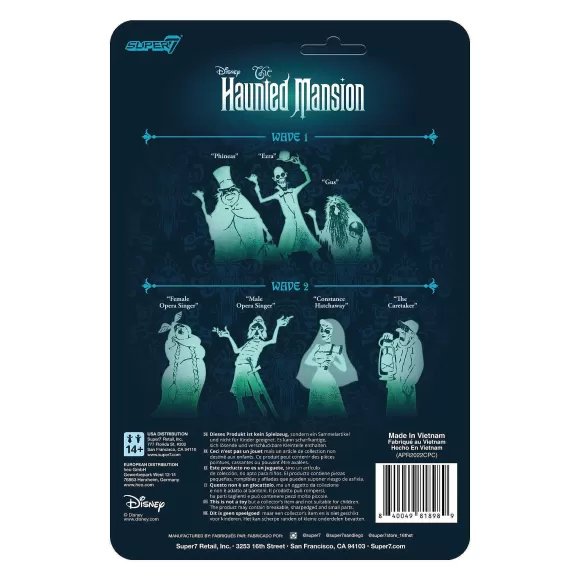 Super7 Disney^The Haunted Mansion Reaction Figures Wave 02 - Male Opera Singer