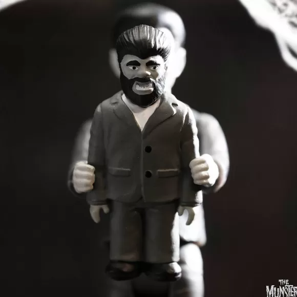 Super7 The Munsters^The Munsters Reaction Wave 3 - Eddie Munster, Marilyn Munster & Hot Rod Herman (Grayscale)