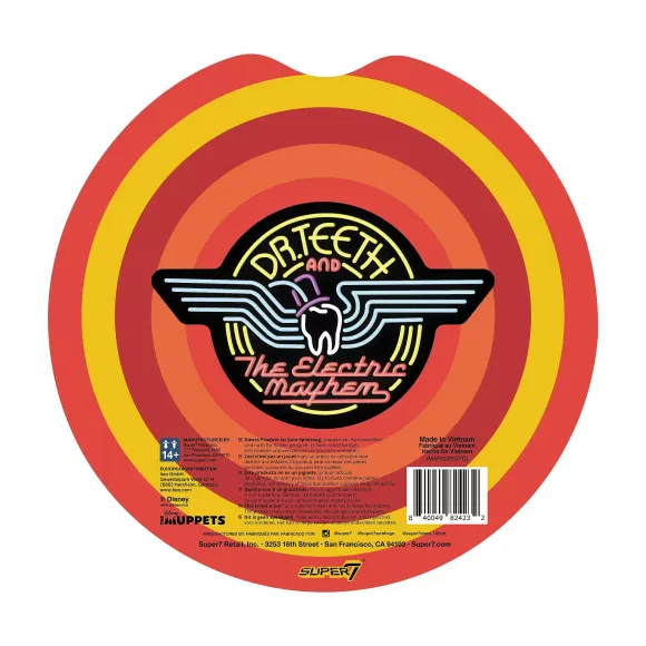 Super7 The Muppets^The Muppets Reaction Figures Wave 1 - Electric Mayhem Band - Animal (Glitter)
