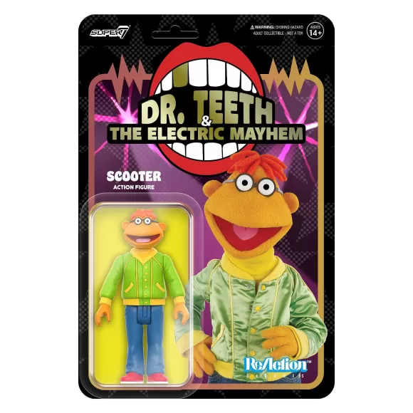 Super7 The Muppets^The Muppets Reaction Figures Wave 1- Electric Mayhem Band - Scooter