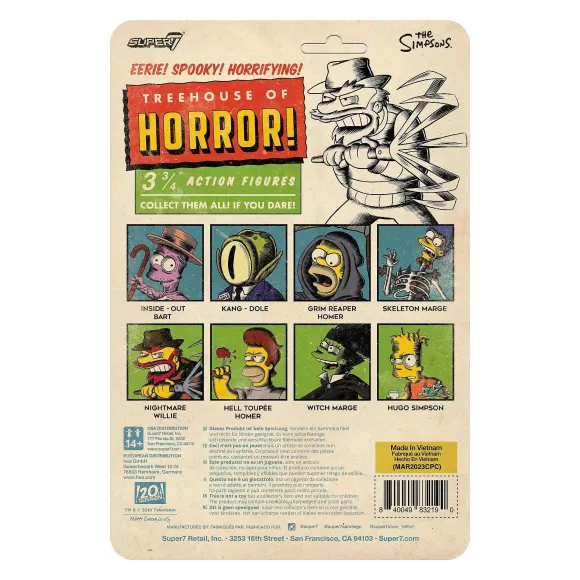 Super7 The Simpsons^The Simpsons Reaction Figures Wave 04 (Tree House Of Horror V2) - Hugo Simpson