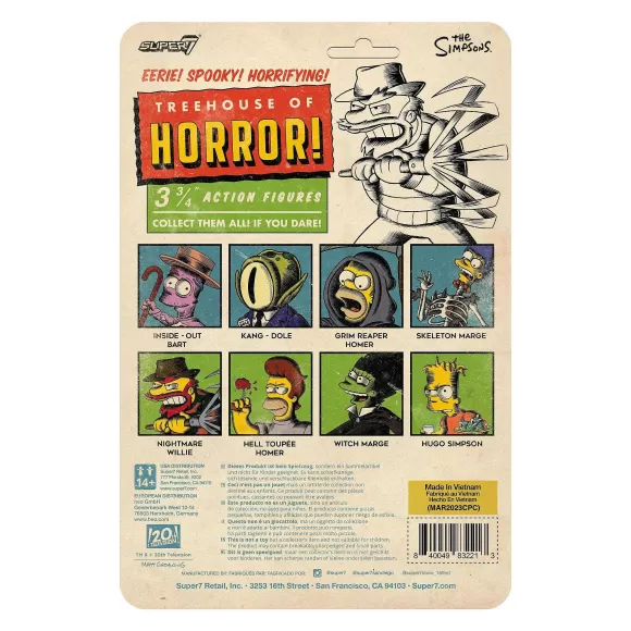 Super7 The Simpsons^The Simpsons Reaction Figures Wave 04 (Tree House Of Horror V2) - Witch Marge