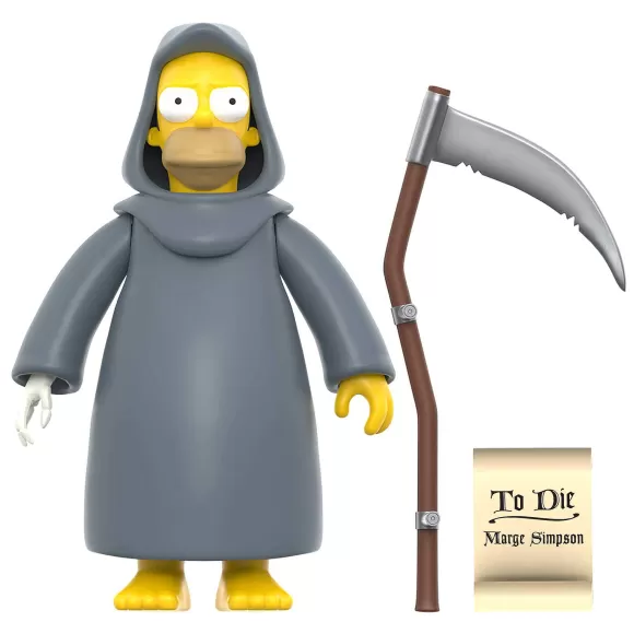 Super7 The Simpsons^The Simpsons Reaction Figures Wave 3 - Treehouse Of Horror Set Of 4