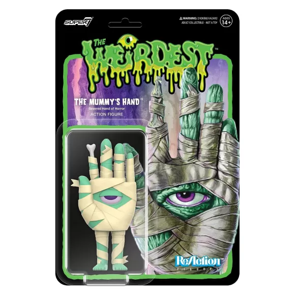 Super7 The Weirdest^The Weirdest Reaction Figures Wave 04 - Mummy'S Hand (Putrid Pals)