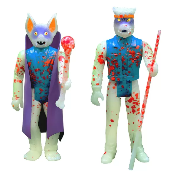 Super7 The Worst^The Worst Friday The 13Th Reaction - Werewolf Biker And Batula