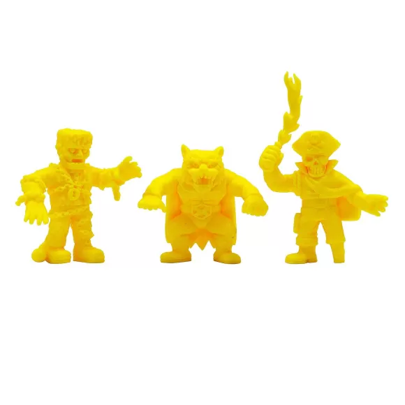 Super7 The Worst^The Worst Keshi Pack A - Red Tiger, Captain Deadstar, Frankenghost (Yellow)
