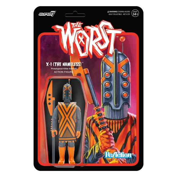 Super7 The Worst^The Worst Reaction Figures Wave 3 - X-Series (Full Set)