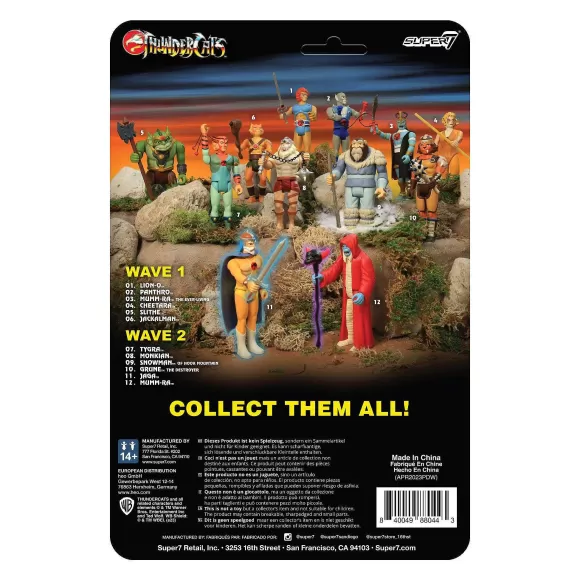Super7 Thundercats^Thundercats Reaction Wave 5 - Hook Mountain Lion-O (Ice Thaw Color Change)