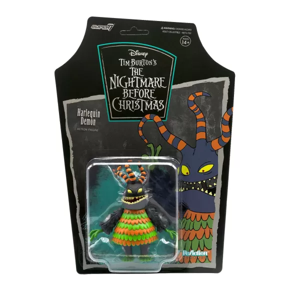 Super7 The Nightmare Before Christmas^Tim Burton'S The Nightmare Before Christmas Reaction Figures Wave 1 - Harlequin Demon
